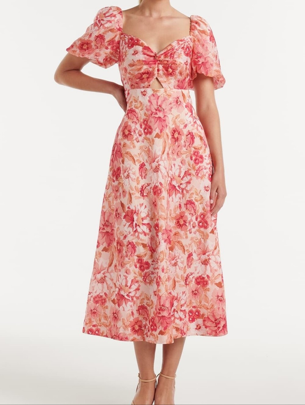 Ever New Front Twist Midi Dress